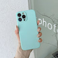 Fine hole matte TPU straight edge phone case for Realme 10 and Realme V20 in black and antique white