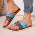 Women's plus size flip-flop sandals in candy colours red rose, black rose, daytime, night