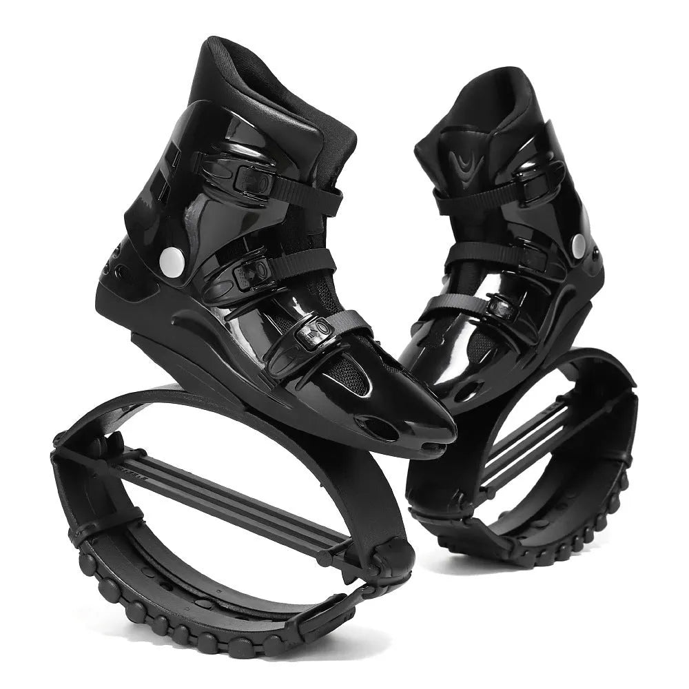 TPU sports bouncing machine shoes in multiple colour options on a white background.