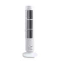 USB mini electric fan, plastic, 330 x 105 x 105 mm, White or Black, with dense safety net and two speed settings