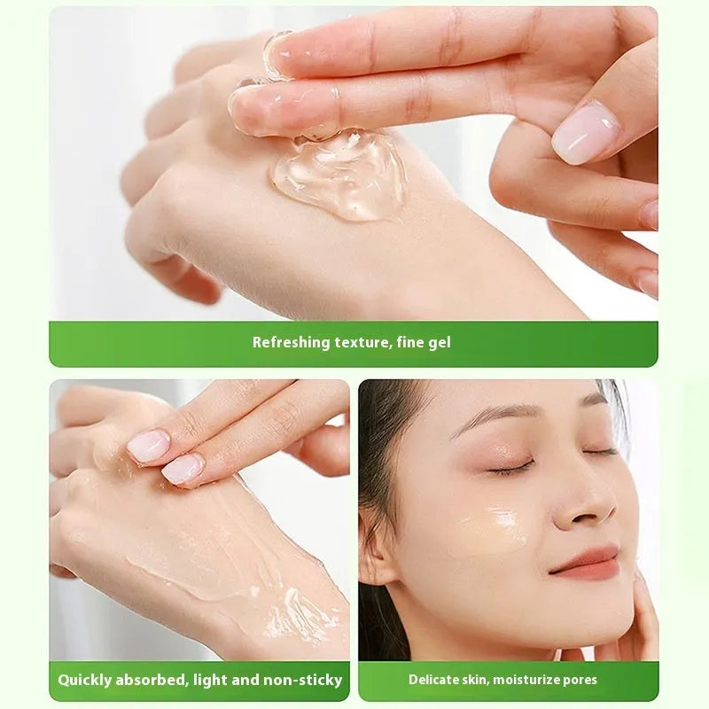 300g aloe vera gel emulsion in squeeze tube packaging for facial skin hydration