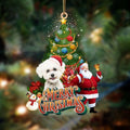 Sleeping dog angel acrylic hanging pendant 10cm by 7cm for car, door, and window decor