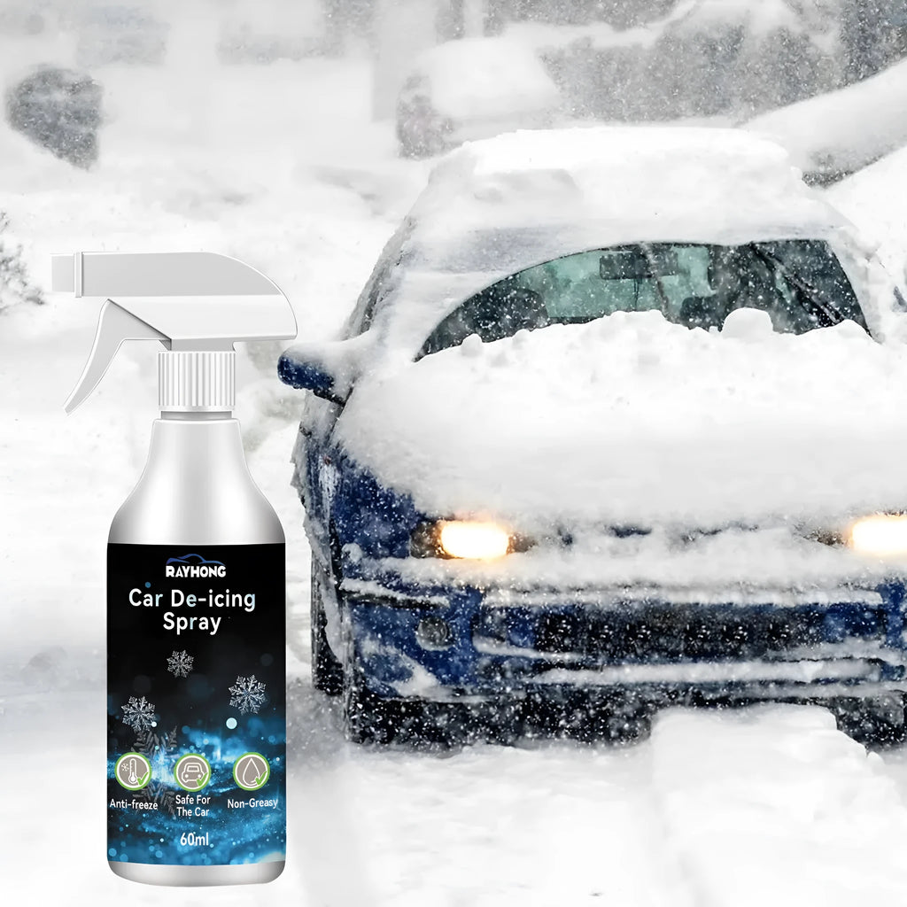 60ml car windscreen de-icer spray bottle for winter ice and snow removal