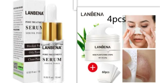 15ml pore treatment serum with witch hazel flower water for blackhead care and large pores