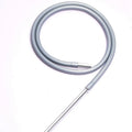 Silicone water fume hookah hose in six colour options with aluminium components