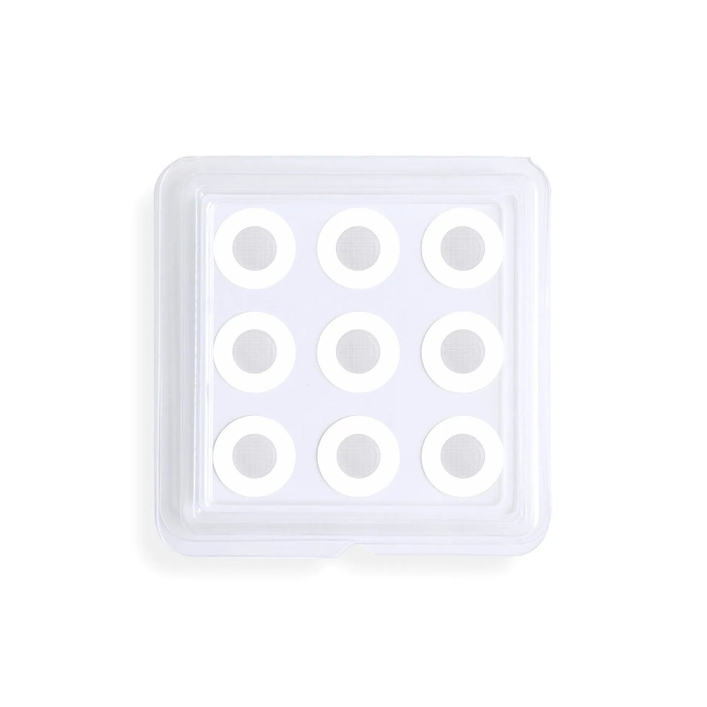Transparent hyaluronic acid hydrocolloid acne patches in single and multi-piece formats for spot treatment