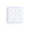Transparent hyaluronic acid hydrocolloid acne patches in single and multi-piece formats for spot treatment