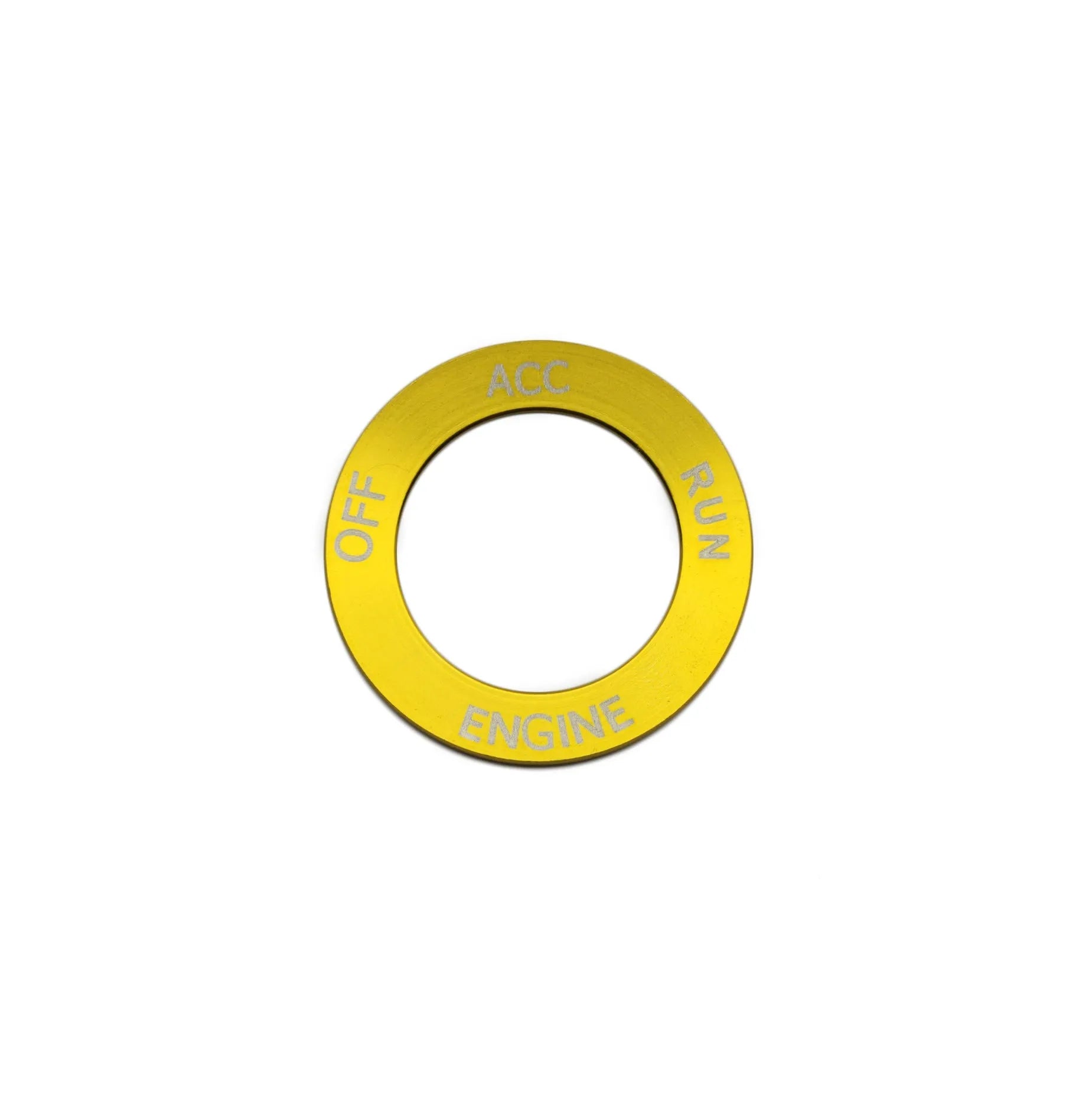 Aluminium alloy air conditioning knob decorative ring for Dodge Grand Cherokee and Challenger dashboard