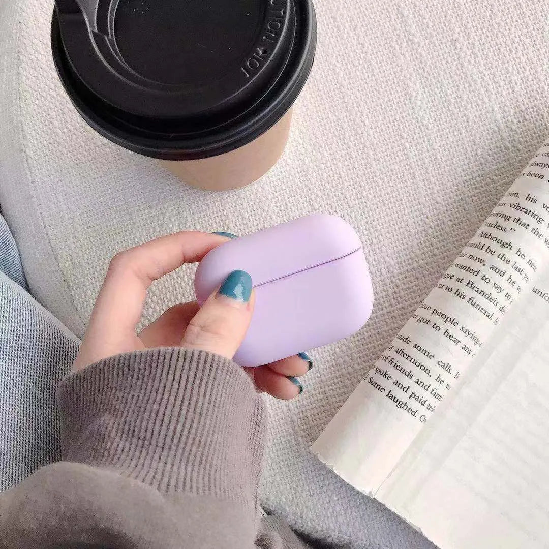 AirPods Pro protective case in multiple colours showing durable plastic construction
