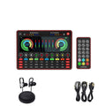 Singing Professional G4 sound card set with LCD display, 10 tuning knobs, and included microphone