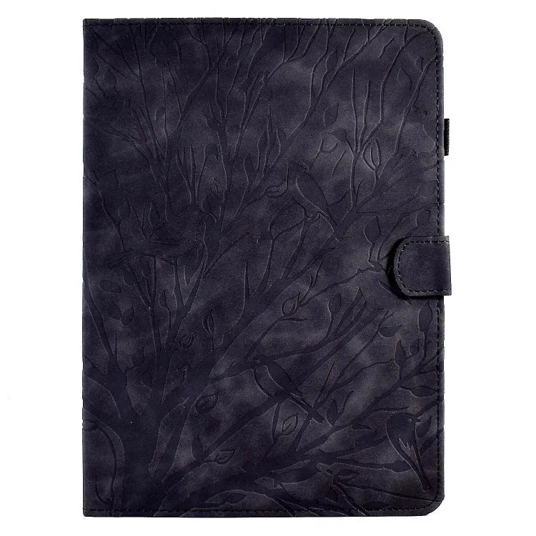 Pachira Macrocarpa imitation leather tablet case with built-in bracket in black colour