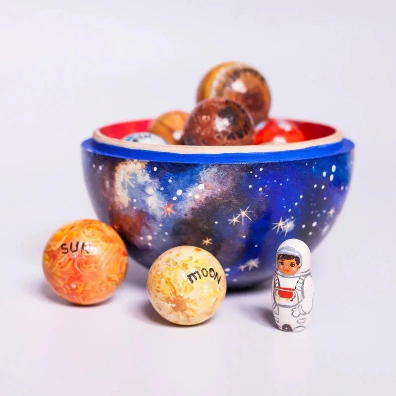 Planet sun world model plastic resin craft ornament in Planet colour with modern simplicity style