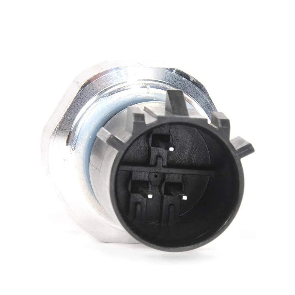 Silver automobile fuel pressure sensor with simple design for automotive fuel system monitoring