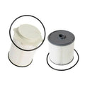 RAM truck fuel filter kit with white housing showing filter element and sealing components