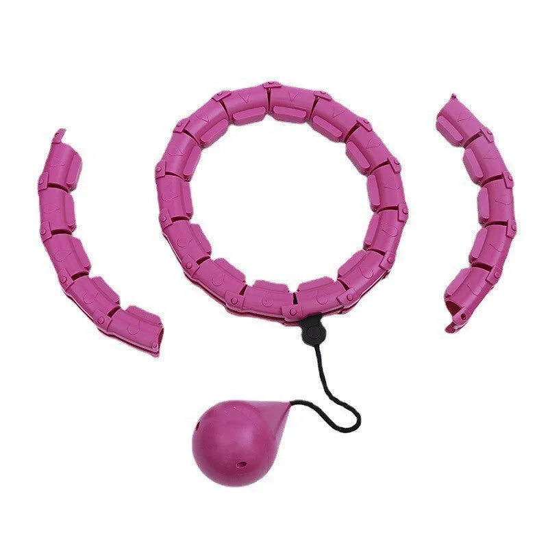 ABS plastic massage soft ball in pink blue or purple with detachable waist design for fitness