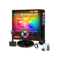 Smart TV LED backlight strip with camera controller and remote for ambient lighting