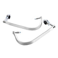 White aluminium alloy motorcycle hand guard anti-drop gauntlet for modified bikes