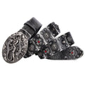 Personality punk rivet men's leather belt in genuine leather with an alloy buckle.