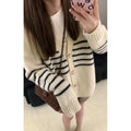 Collar button cardigan with 3D pattern texture, button-front closure, and regular sleeves in Japanese-Korean casual style