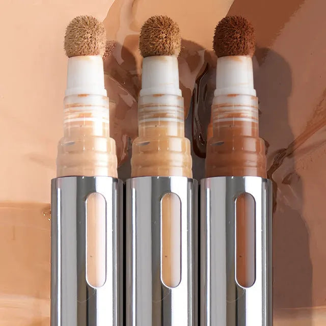 Concealer liquid pen in 24 colour options for waterproof, sweatproof coverage on nose and side shadows