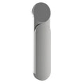 Silver aluminium alloy dual screen extension bracket holding mobile phone and computer simultaneously