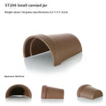 Brown purple sand fish tank decorative tile for breeding tank, single piece aquarium ornament