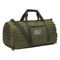 Men's sports fitness handbag with air pillow belt in Oxford cloth, showing khaki colour option
