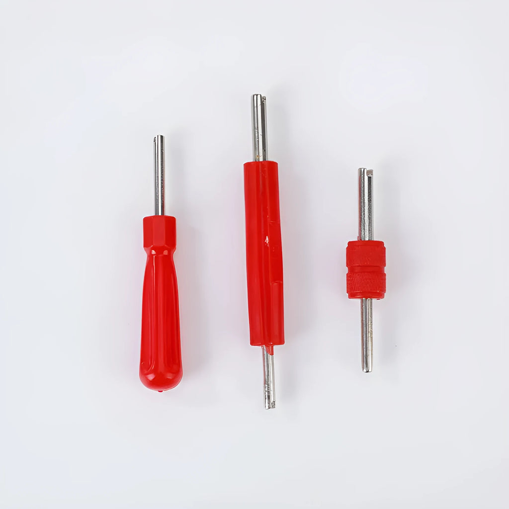 Aluminium alloy single-head valve wrench for hexagonal and square fittings in three colour style options