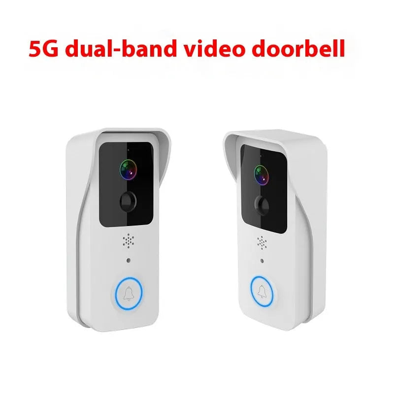Waterproof smart home visual doorbell with HD remote intercom and APP notifications for security