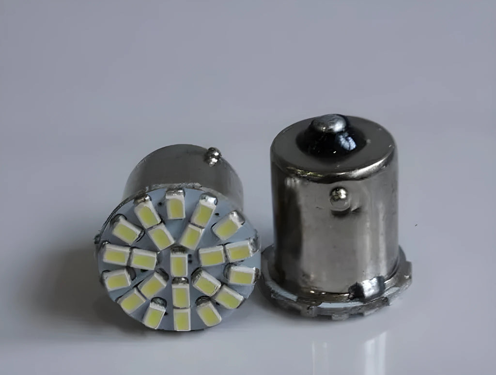 22-LED car brake and turn signal light bulb for 1156 and 1157 vehicle fittings