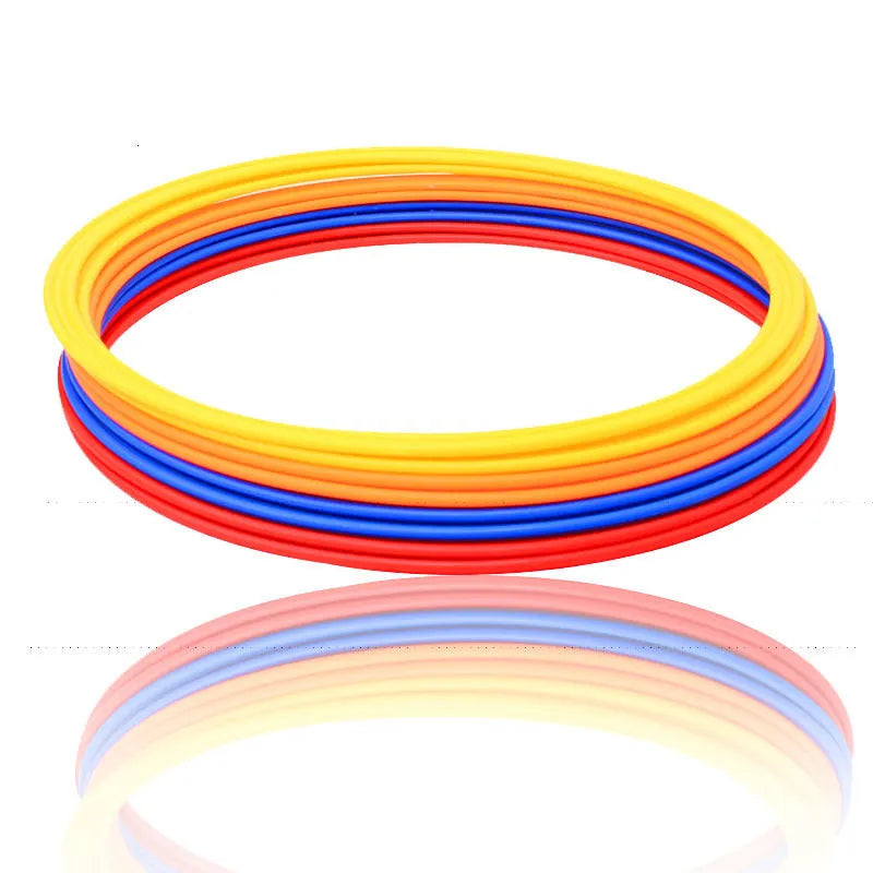 40cm red yellow blue PP agility training ring for football and ball sports