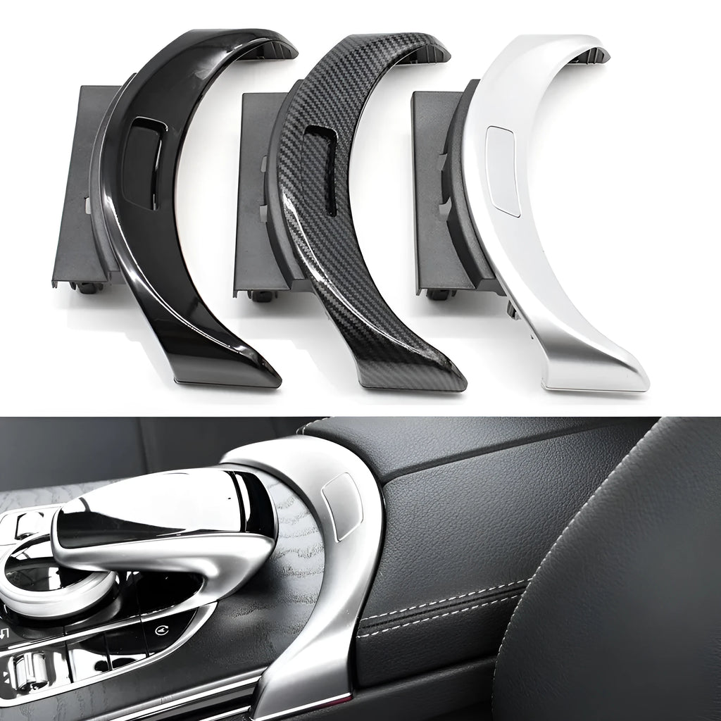 Mercedes-Benz C-Class and GLC-Class armrest button electroplating panel in three finish options