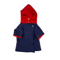 Cat wearing tiger staff yuren coloured hoodie with adjustable neck opening for photography