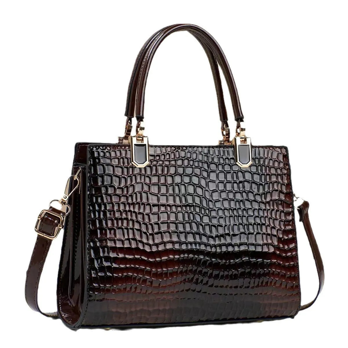 Large capacity one shoulder mom bag in soft PU material with multiple internal compartments