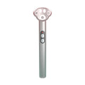 Gradient pink Cat's Paw shape micro-current eye massager with colour light therapy on a white background.