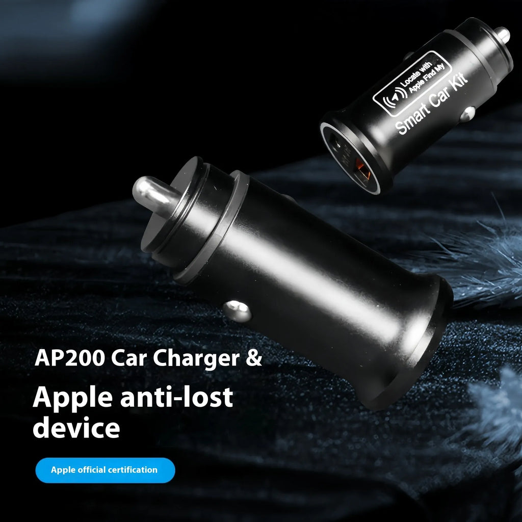 Black car charger GPS locator instrument with ABS construction for vehicle tracking