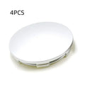 65mm ABS plastic car hub centre cover in antique copper or silver finish with steel ring.