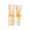 Clear Zinc Oxide Sunscreen tube with 80g size, showing mineral UV protection and natural extracts