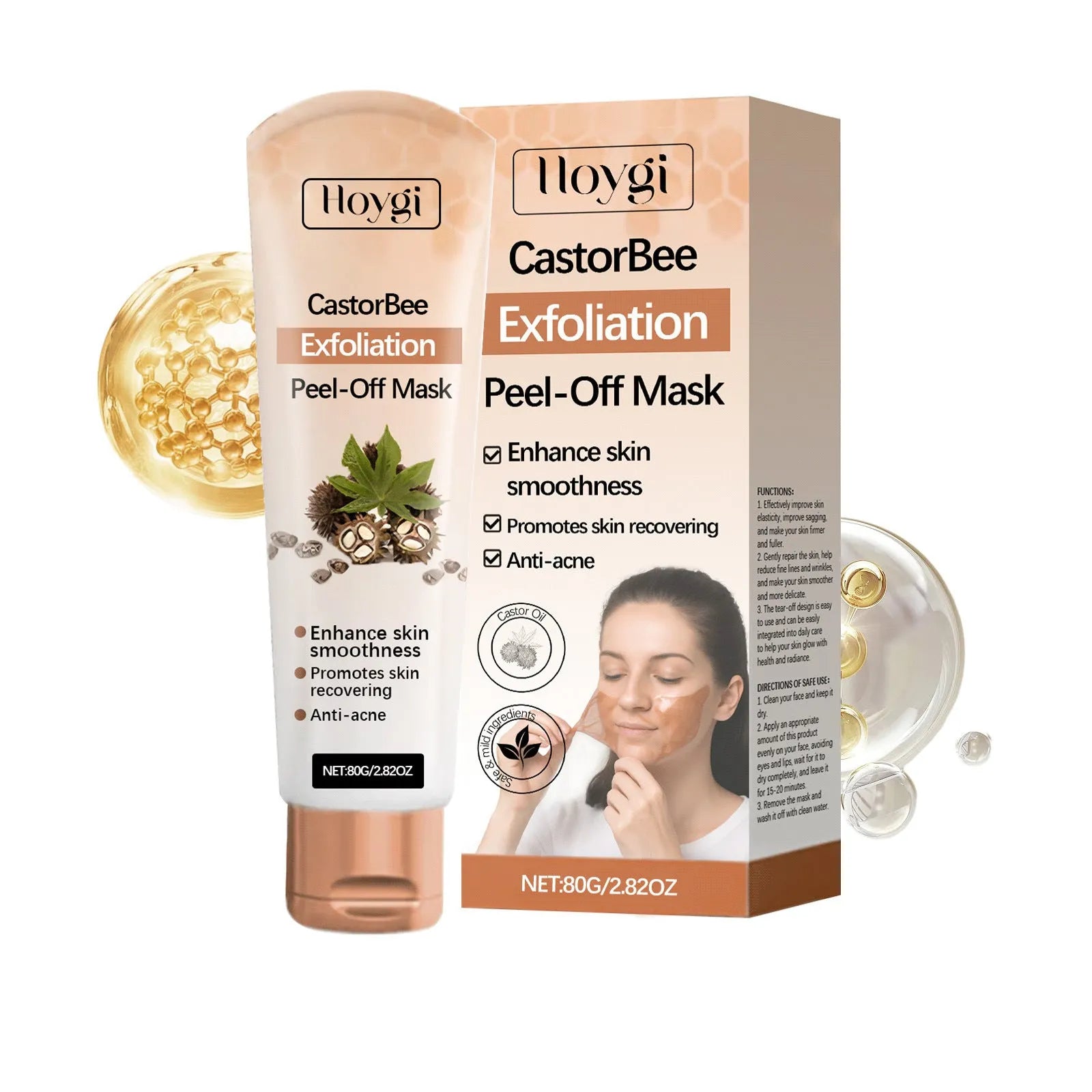 Mild Cutin Tearing Mask facial treatment with bee venom and collagen in 80g pack