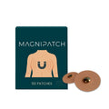 Pack of 50 magnet health patches with natural ingredients for local soothing application