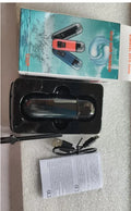 Rechargeable nose hair trimmer with digital display and removable cutter head