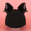 Cute cartoon helmet and hat cover set in plush fabric with 31 style options for ear decoration