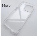 Transparent soft TPU phone case for iPhone 14, 15 Pro Max, 16 Pro Max