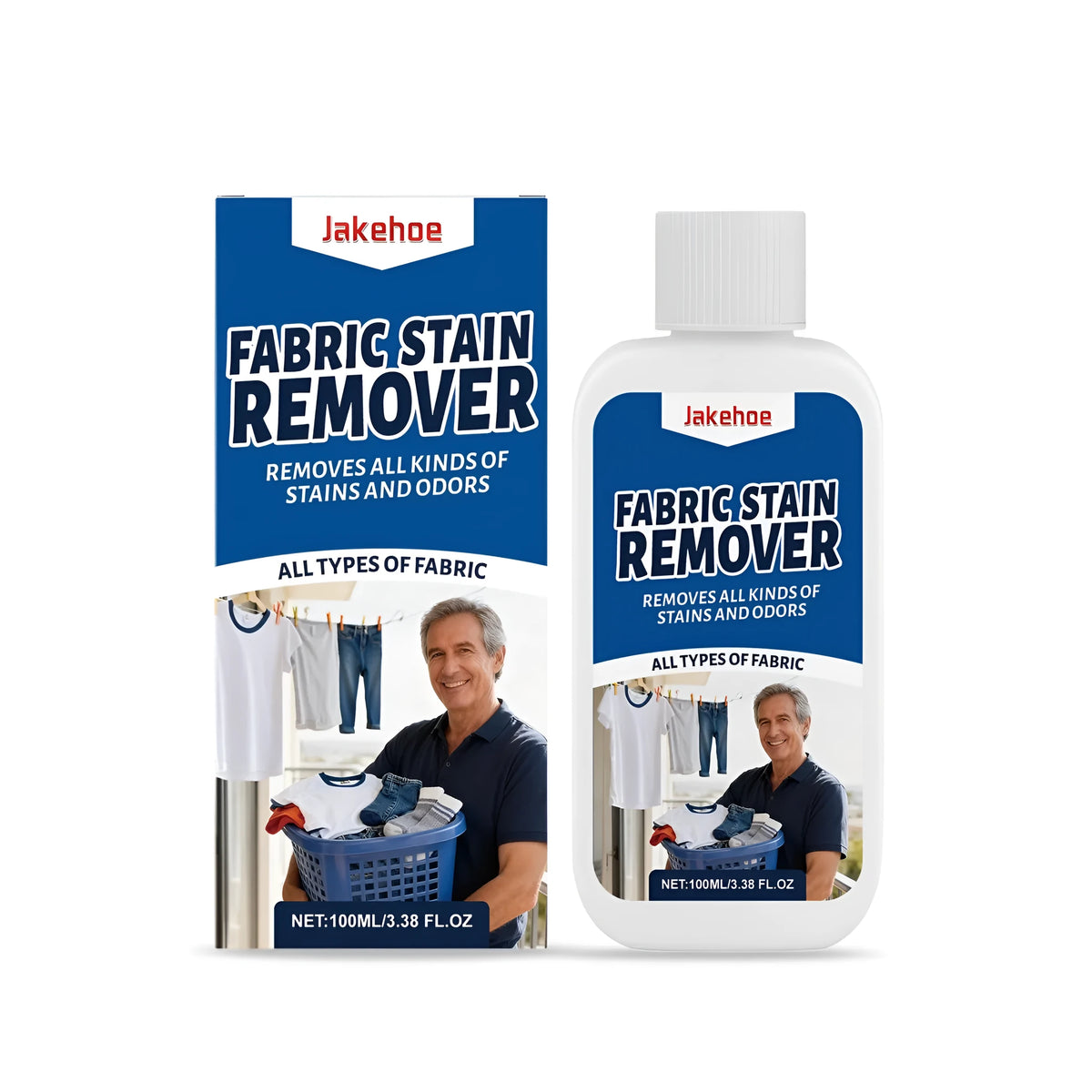 100ml fabric stain remover liquid bottle with deionized water and surfactant formula for spot cleaning