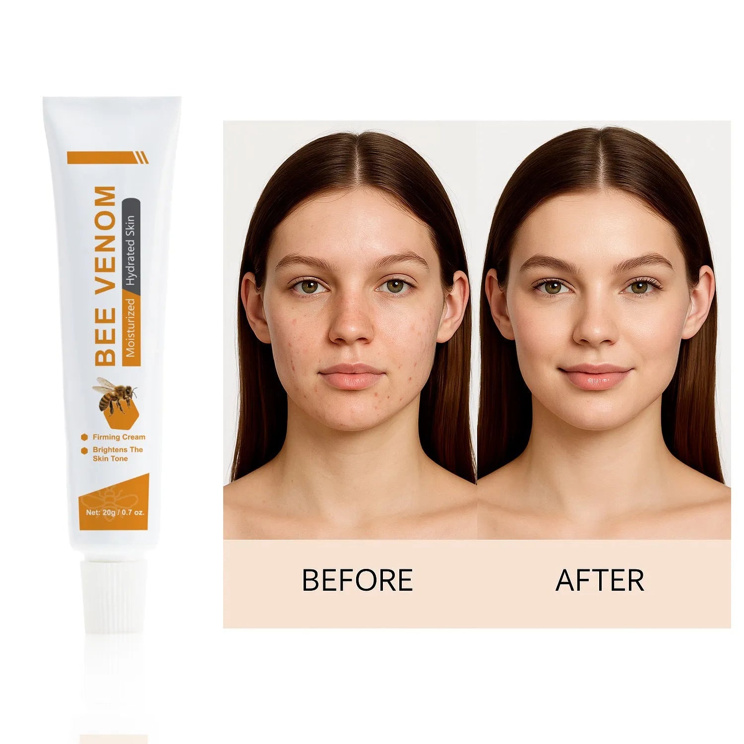 BEE Facial Neck Cream 20g jar, model FP-A024, for face and neck moisturising treatment.