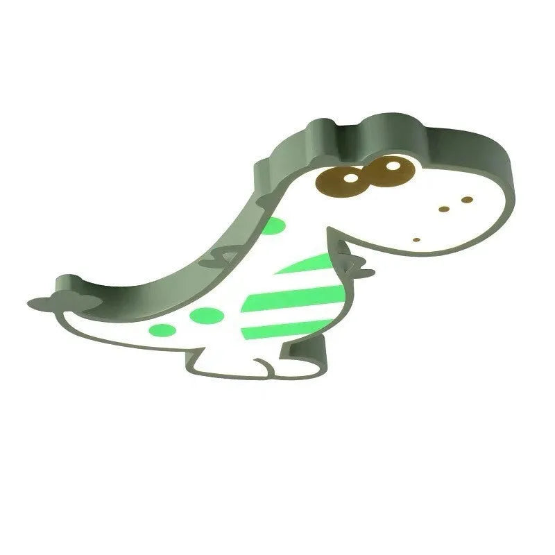 48cm cartoon dinosaur ceiling light with electrodeless dimming and 220V voltage for UK bedrooms