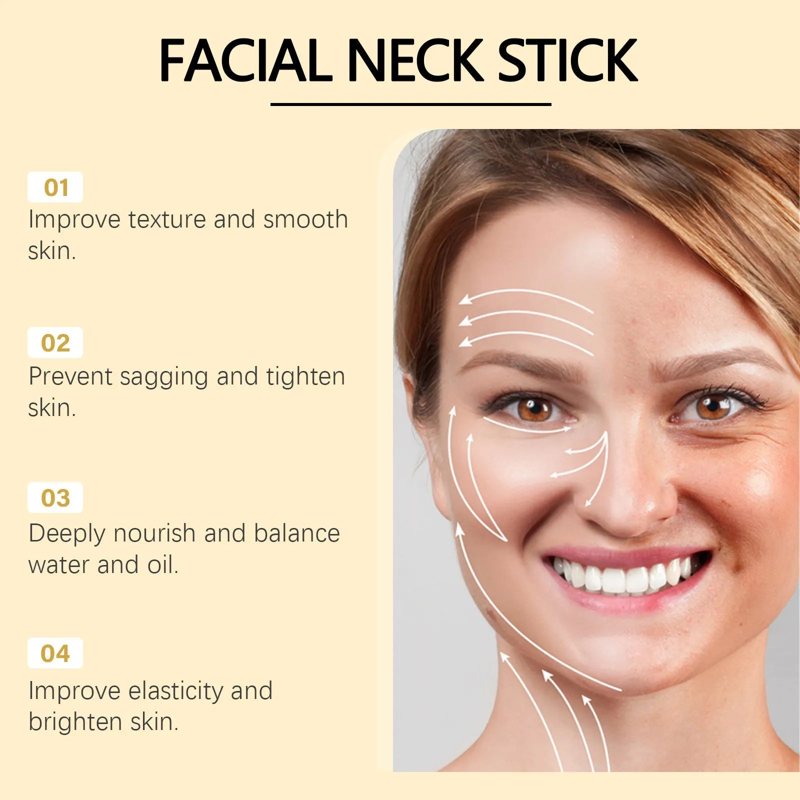 30g moisturising facial essence stick with beeswax and natural extracts including chamomile and aloe vera
