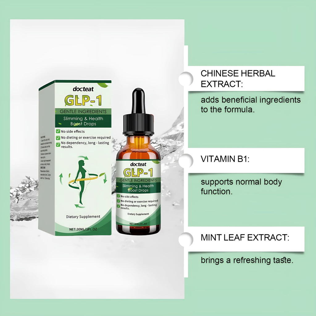 30ml Management Drops Multiple Plant Extraction liquid supplement bottle
