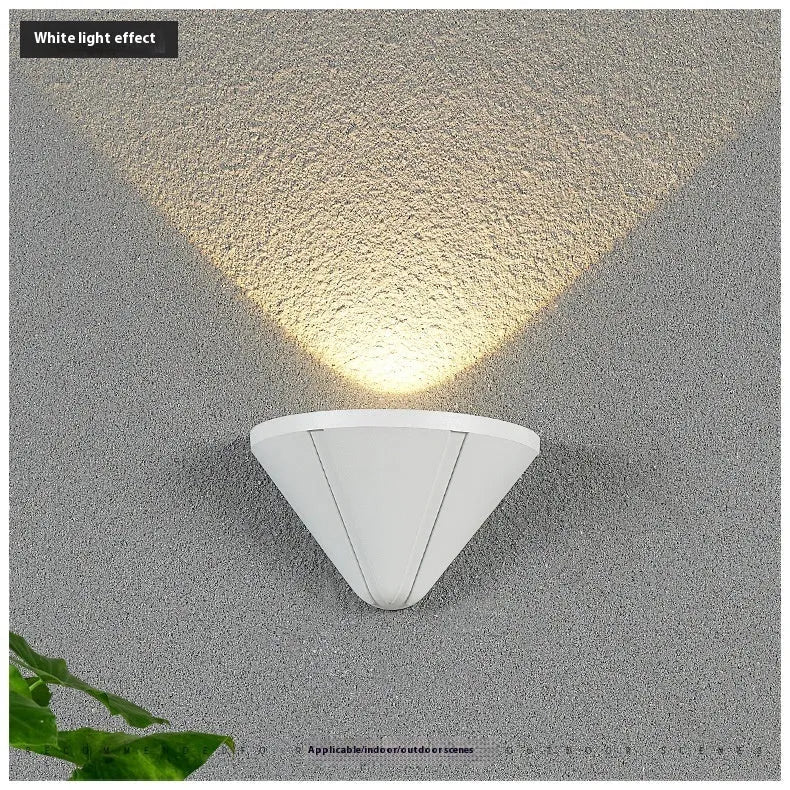 Courtyard LED lamp with aluminium alloy shell and IP65 waterproof rating for outdoor and indoor lighting