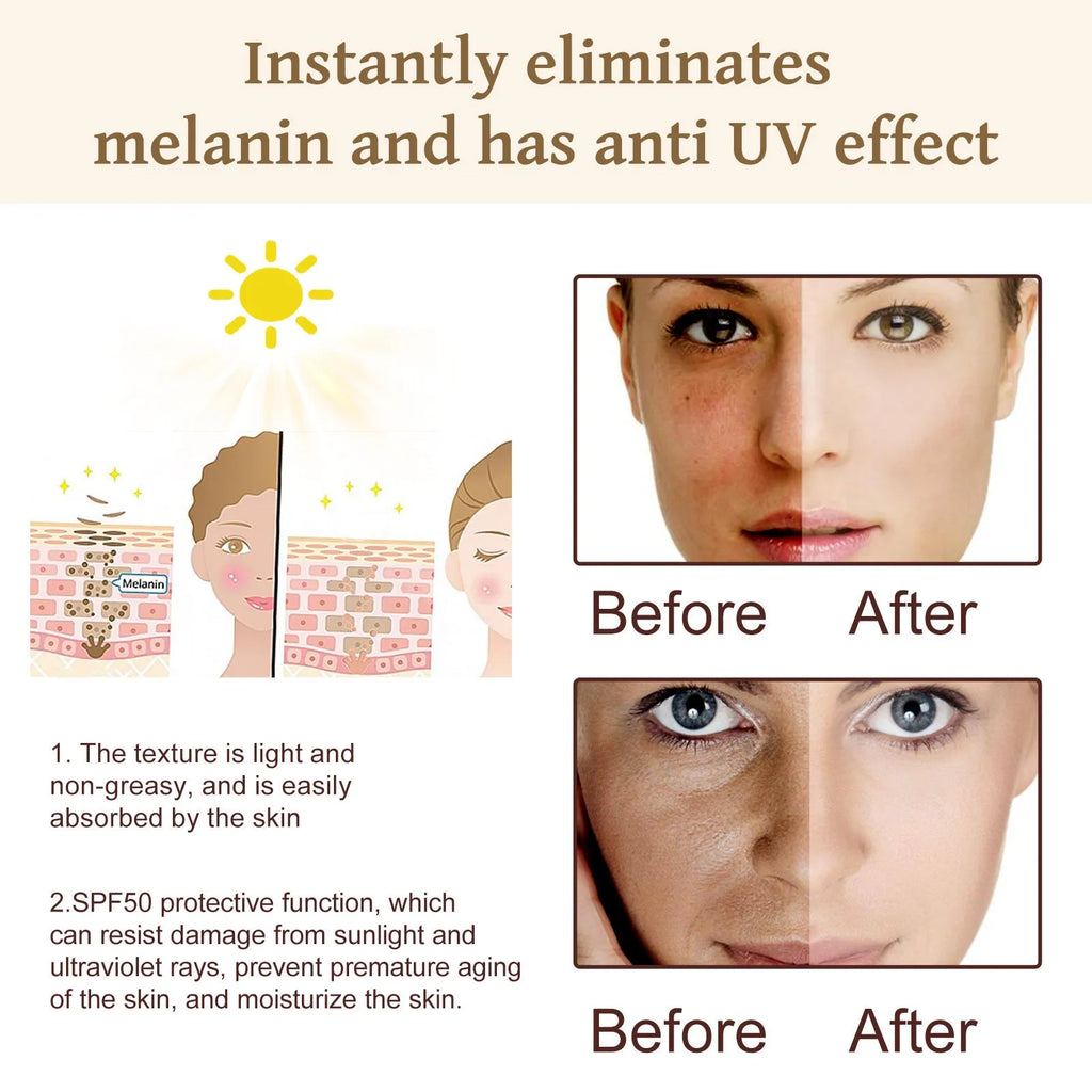 50g tube of probiotics brightening protective cream with vitamin C and mineral protection